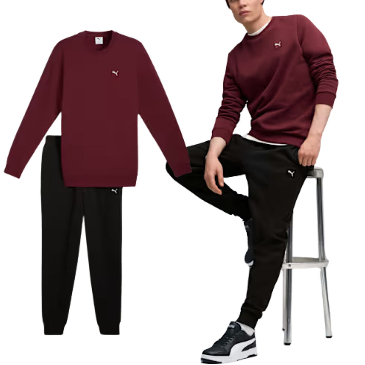 TUTA PUMA 688178 96 ESSENTIALS COTONE FELPATO