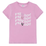 FREDDY T-SHIRT GIRLS FR0489 COTTON RHINESTONE