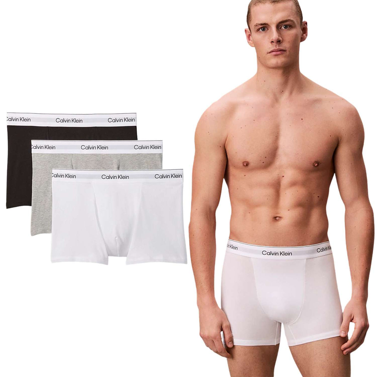 BOXER CALVIN KLEIN LV00NB4286 MP1 TAGLIO RELAX 3 PEZZI