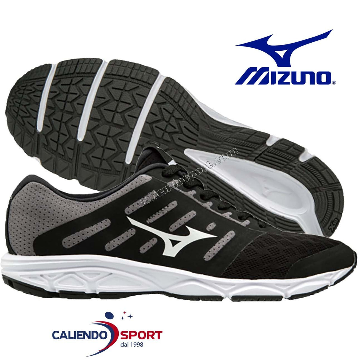 SCARPA MIZUNO DONNA J1GF183801 RUNNING EZRUN NERE CORSA