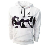 SWEAT-SHIRT AUSTRALIEN SWUFE0005 POLAIRE DE COTON NOIR ET BLANC