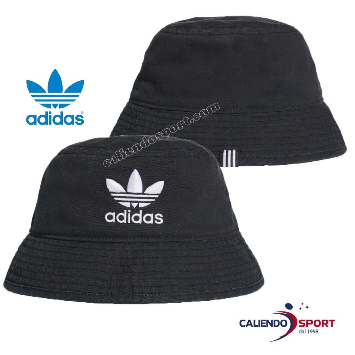 CAPPELLO ADIDAS DV0863 UOOMO DONNA NERO ADICOLOR BUCKET