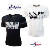 T-SHIRT AUSTARLIAN SWUTS0005 COTTON BLACK WHITE