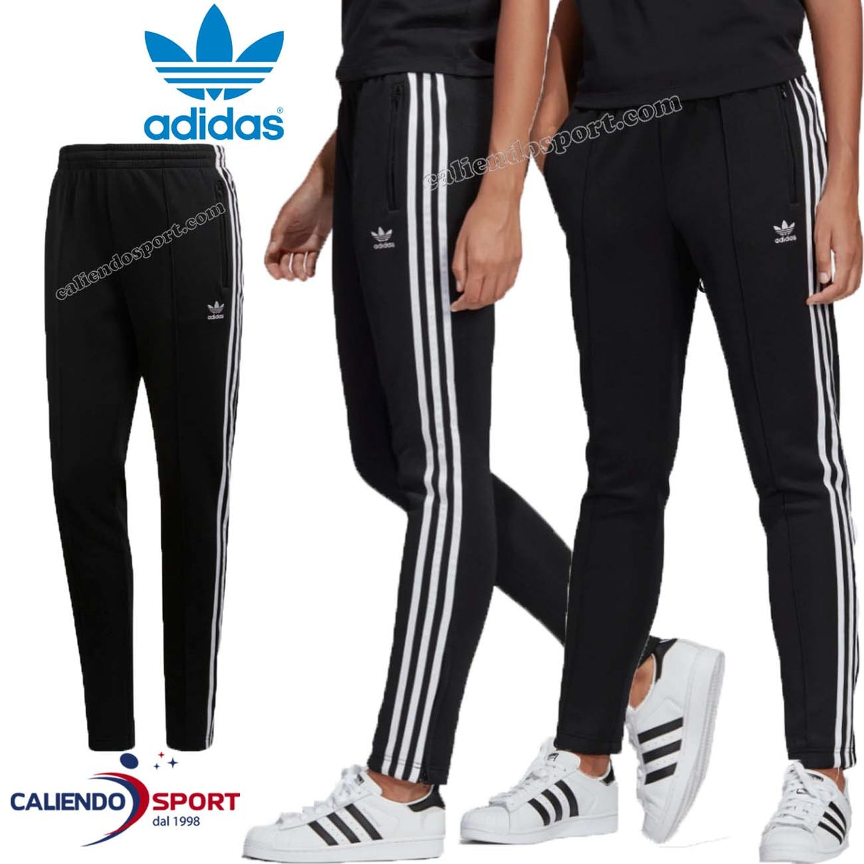 PANTALONE ADIDAS DONNA CE2400 TRACK PANTS SST NERO