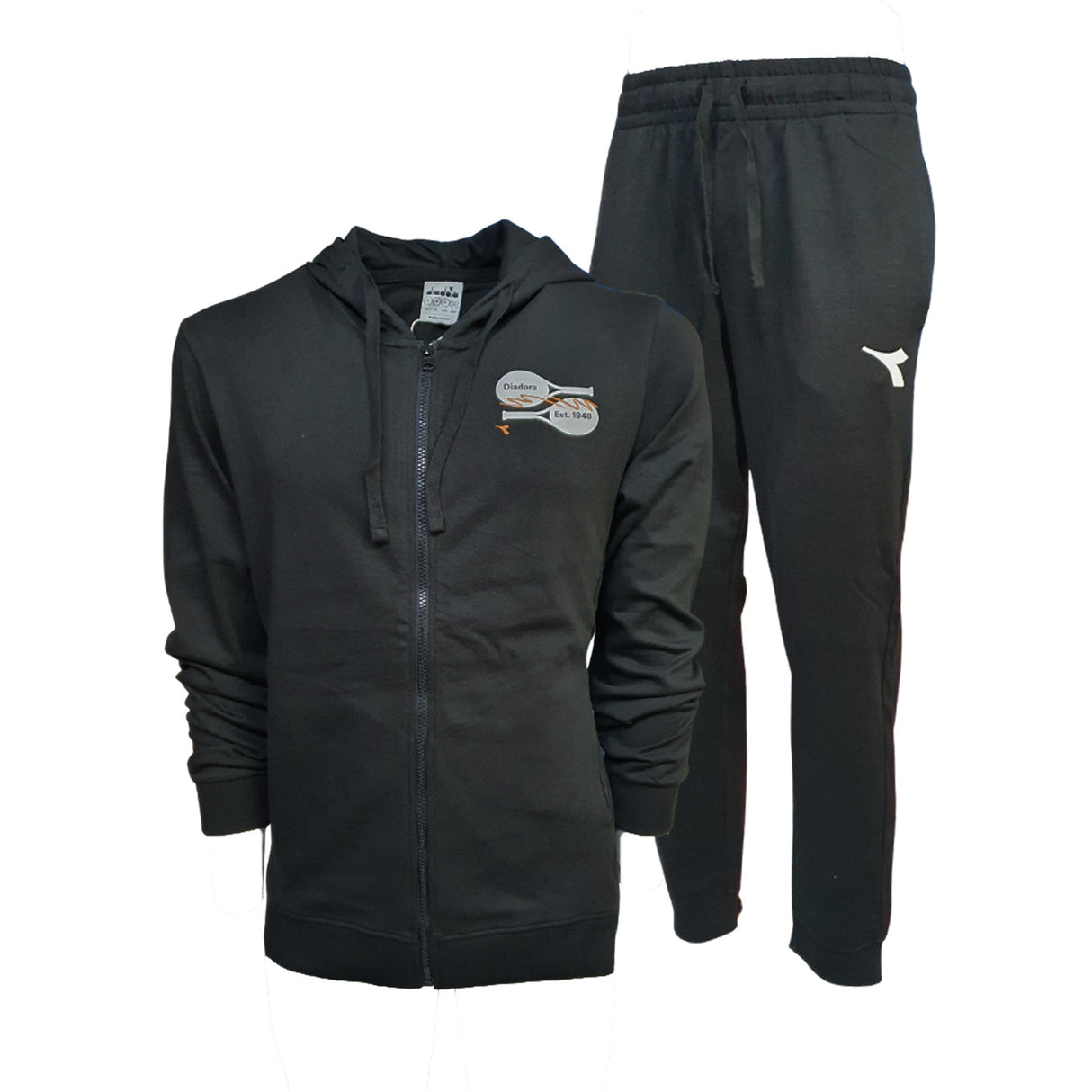 TUTA DIADORA 182903 COTONE GARZATO NERO