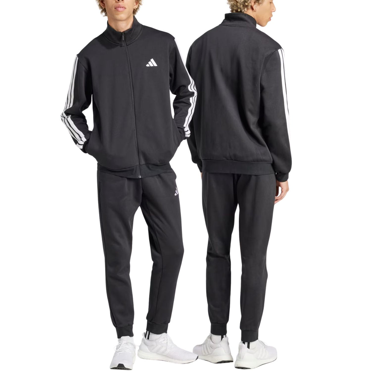 TUTA ADIDAS JI8878 SPORTWEAR COTONE FELPATO NERO