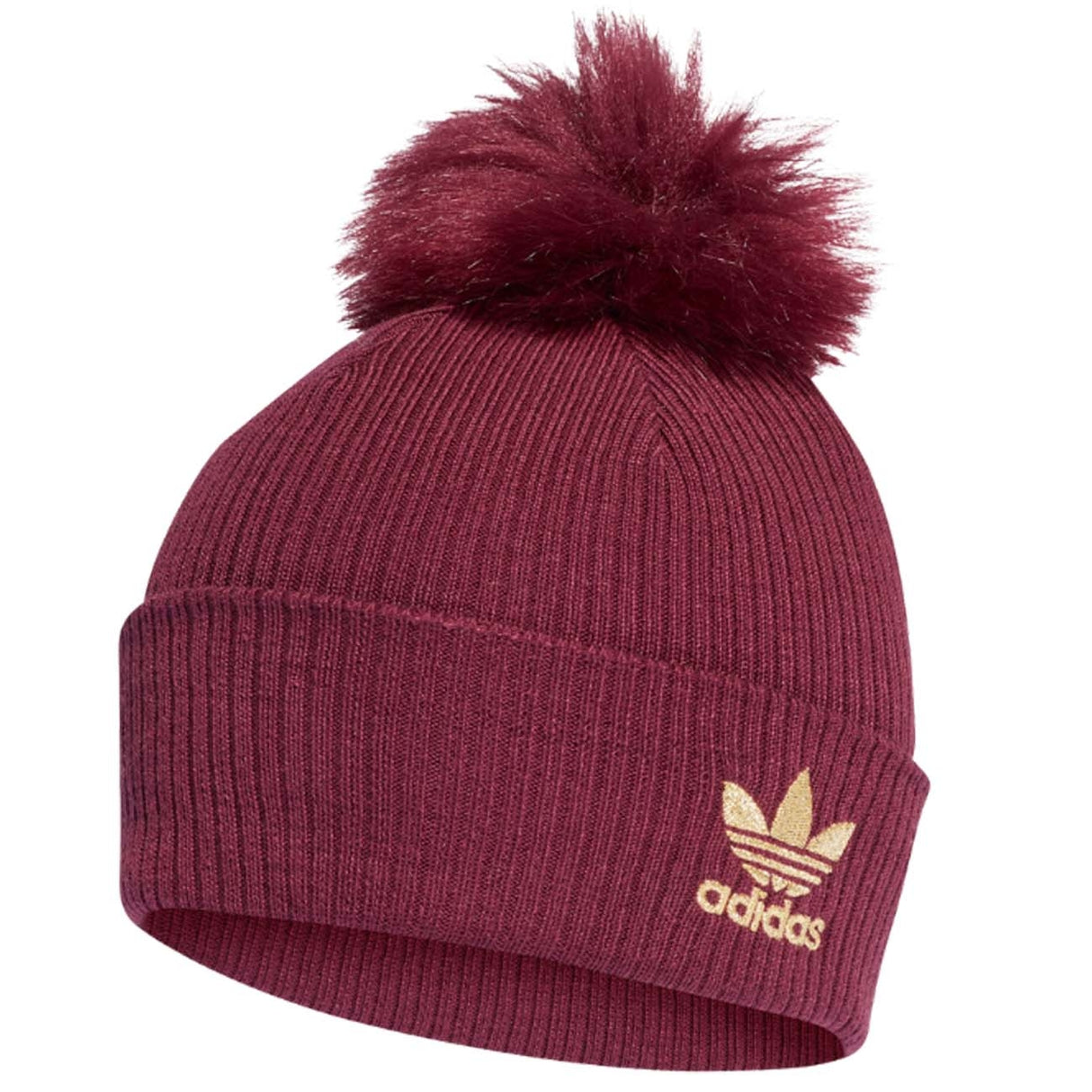 ADIDAS H35534 FAUX FUR POMPOM HAT
