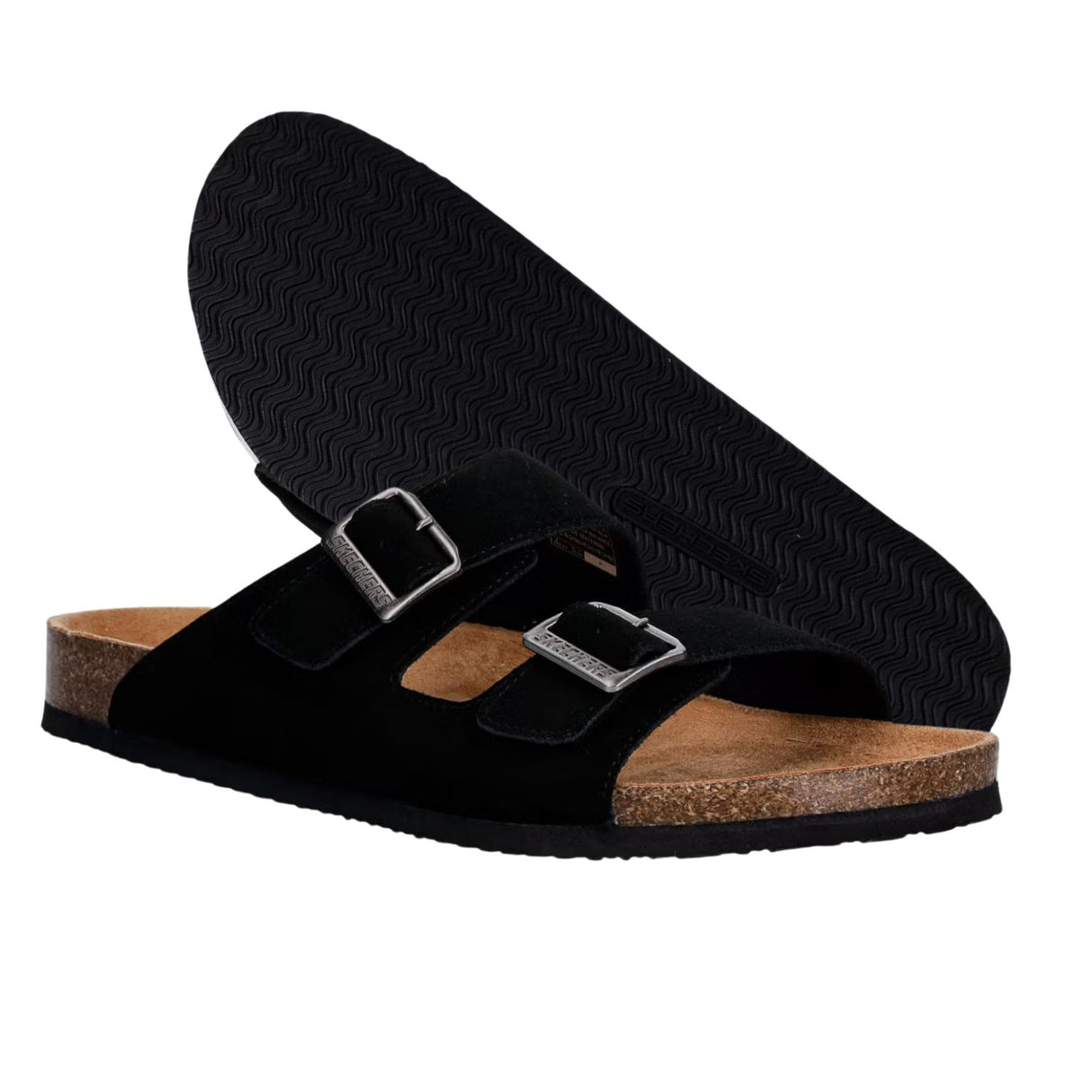 SALDALO SKECHERS 205296 BLK RELAXED FIT AIDAN WESTMONT