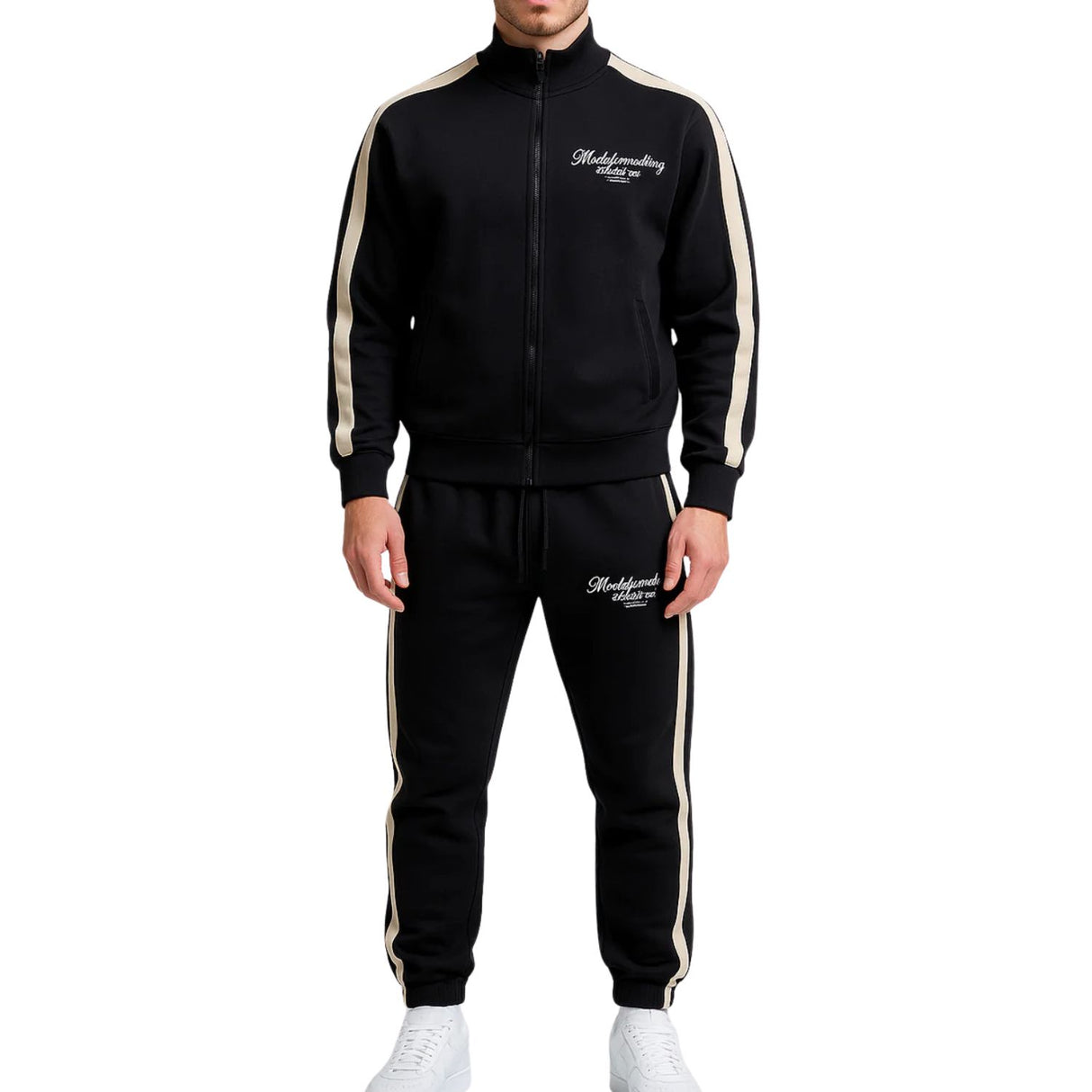 TUTA MADE FROM NOTHING VIA075TU 01 COTONE GARZATO NERO