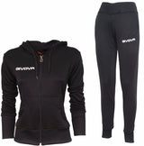 Tuta Givova Lady Donna Sport Palestra Fitness Blu Nero Offerta Casual TR015