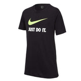 T-SHIRT NIKE RAGAZZI AR5249 100 014 NERO BIANCO COTONE