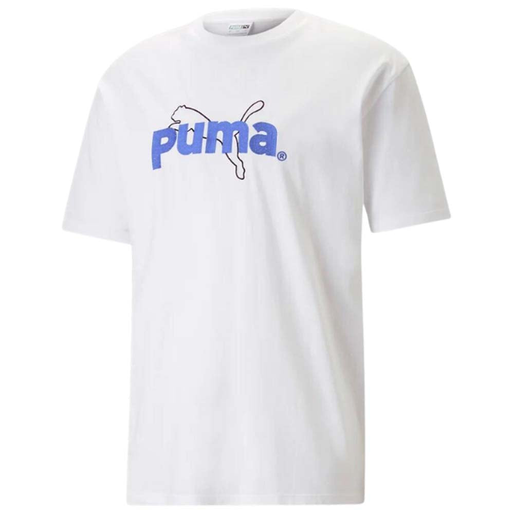 T-SHIRT EN COTON GRAPHIQUE D'ÉQUIPE PUMA 538256