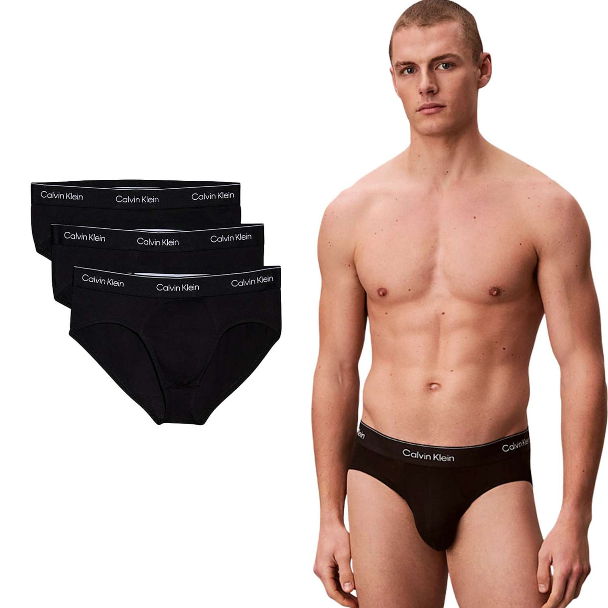 SLIP CALVIN KLEIN LV00NB4388 TM6 3 PEZZI