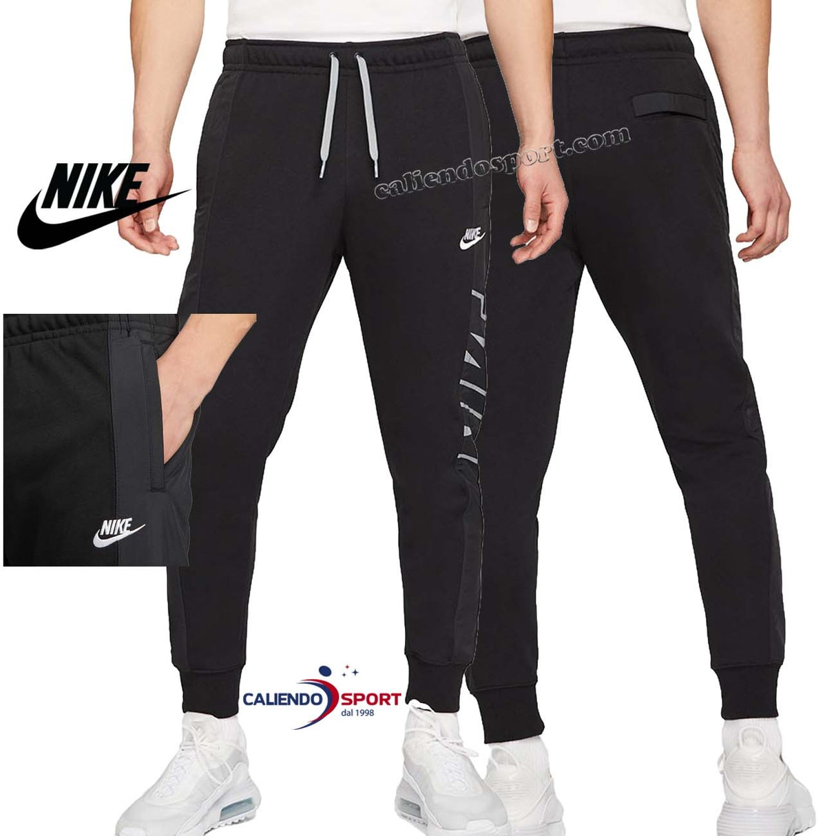 PANTALONE NIKE CZ9942 010 NSW FT JOGGER SNL COTONE