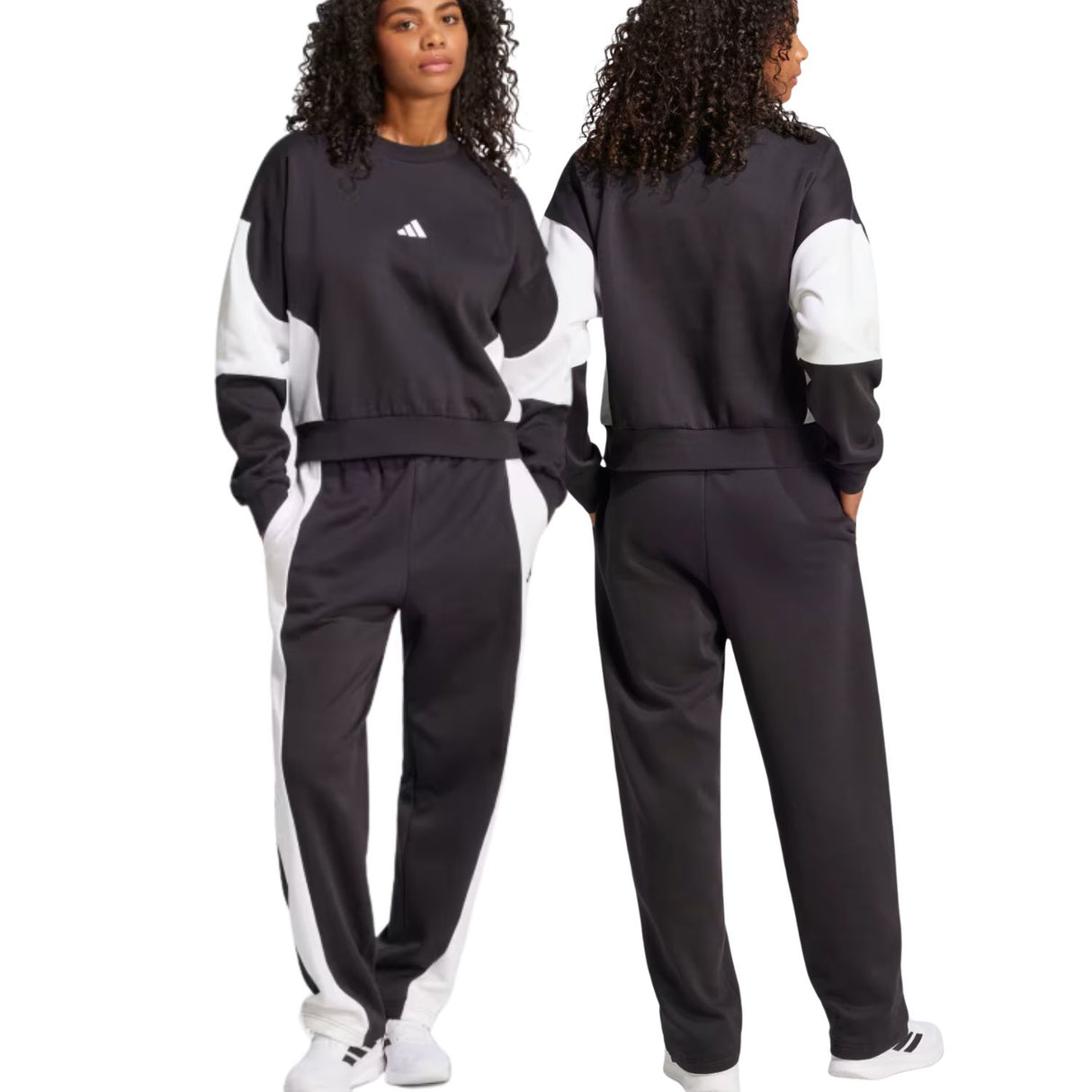 TUTA DONNA ADIDAS JD2672 COLOURBLOCK LAZIDAY NERO