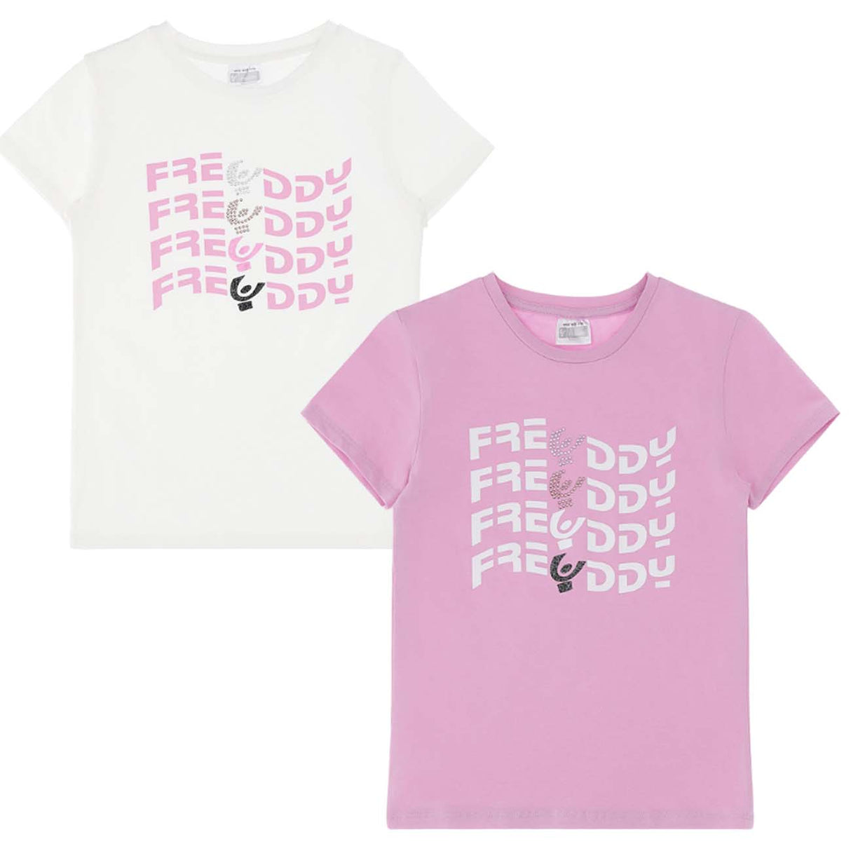 FREDDY T-SHIRT GIRLS FR0489 COTTON RHINESTONE