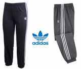 Pantalone Adidas  Originals RAGAZZO SPORT FELPATO NERO GRIGIO X51937 CASUAL