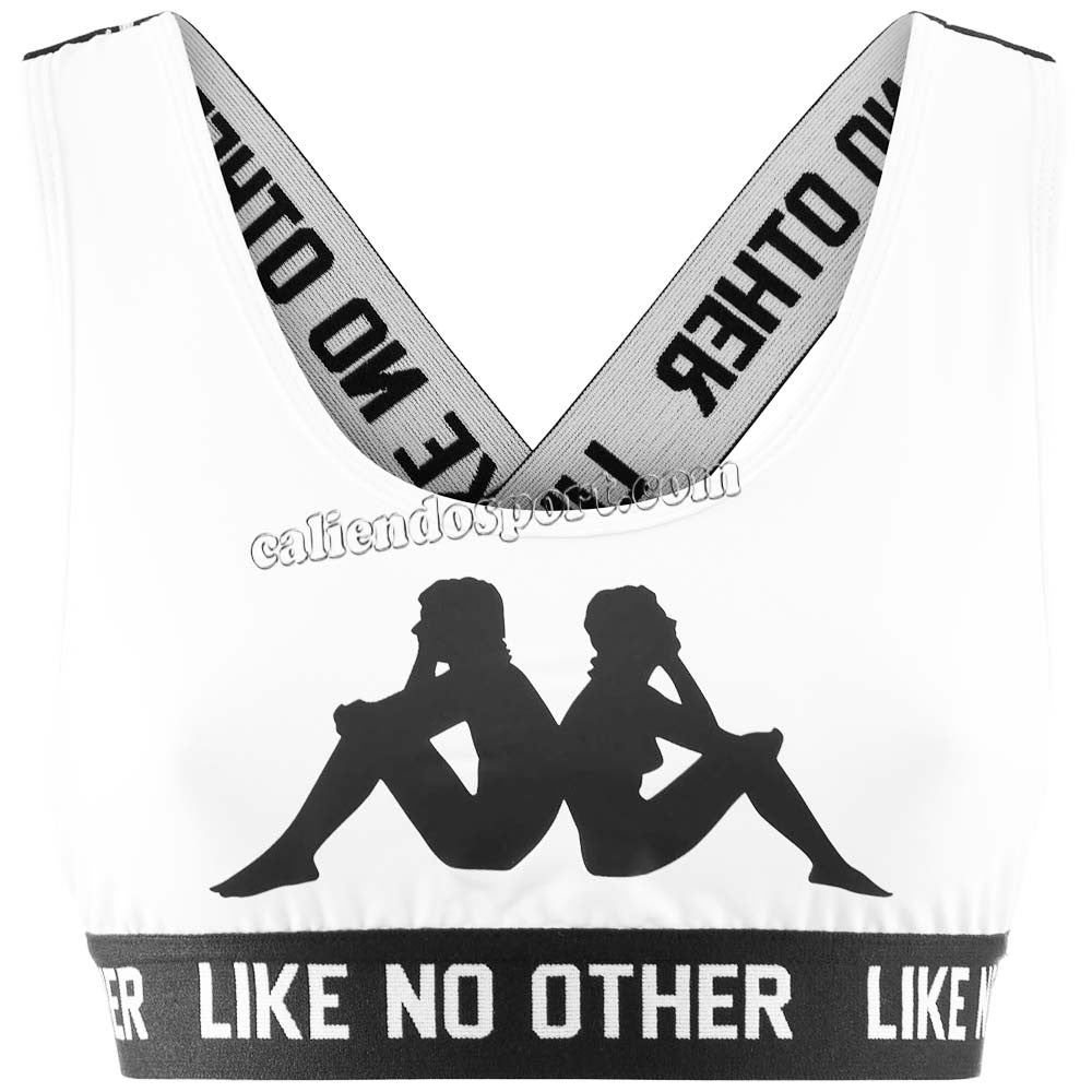 TOP KAPPA BAND 304LVZ0 005 001 BLACK WHITE BRA WOMEN