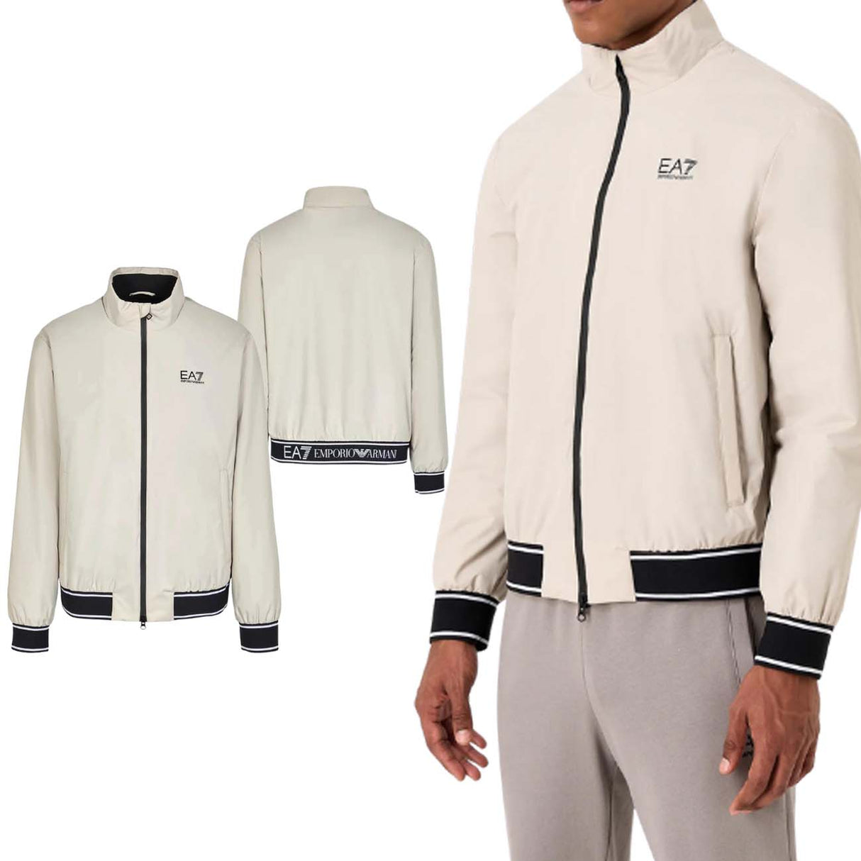 VESTE ARMANI EA7 I23 6RPB07 PN27Z 1200 BEIGE
