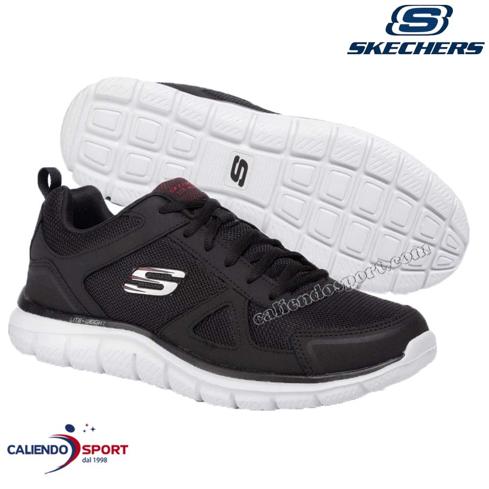 SKECHERS MEN'S SHOES 52631 BKRDTRACK SCLORIC MEMORY