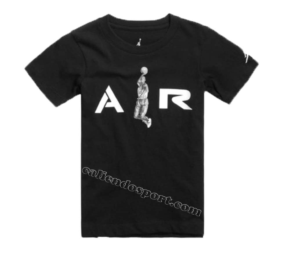 T-SHIRT JORDAN BAMBINO 856117 COTONE Air Photo Tee