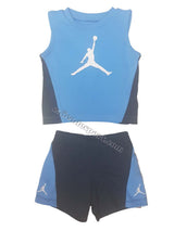 COMPLETO JORDAN BIMBO 655950 TRIANGLE PANTALONCINO+SMANICATO