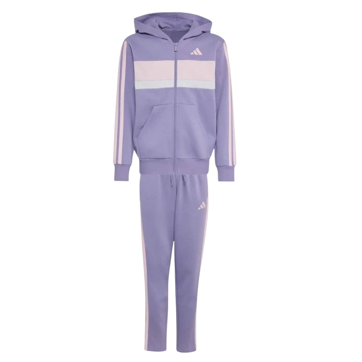 TUTA RAGAZZE ADIDAS KZ0127 ESSENTIALS TIBERIO COTONE FELPATO