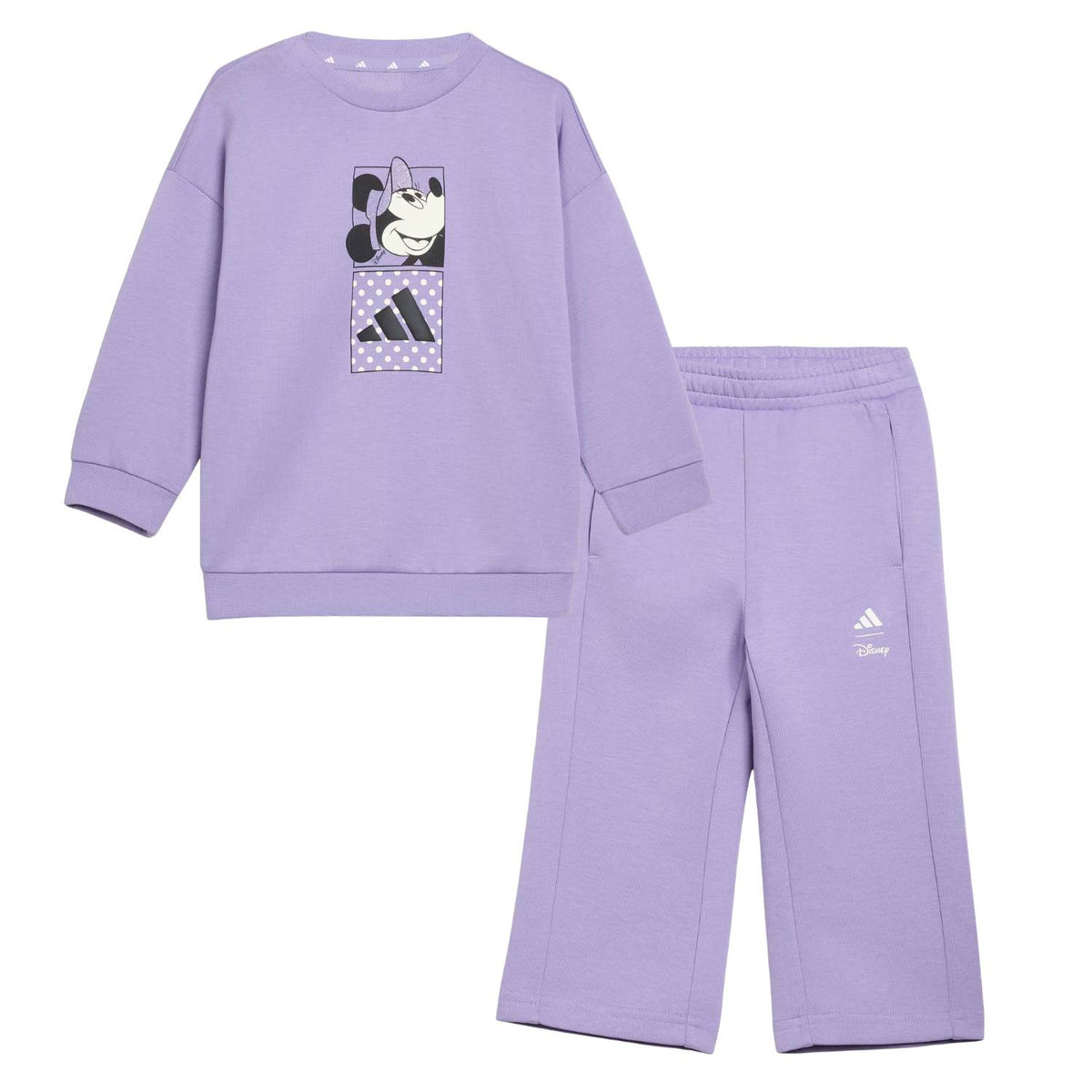 COMPLETO BAMBINE ADIDAS KG6114 MINNIE MOUSE FELPATA