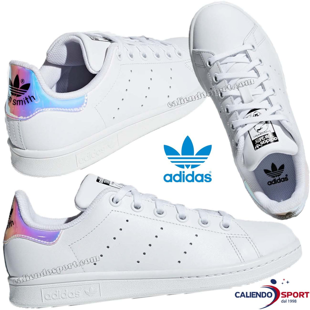 ADIDAS WOMEN'S SHOES AQ6272 STAN SMITH WHITE