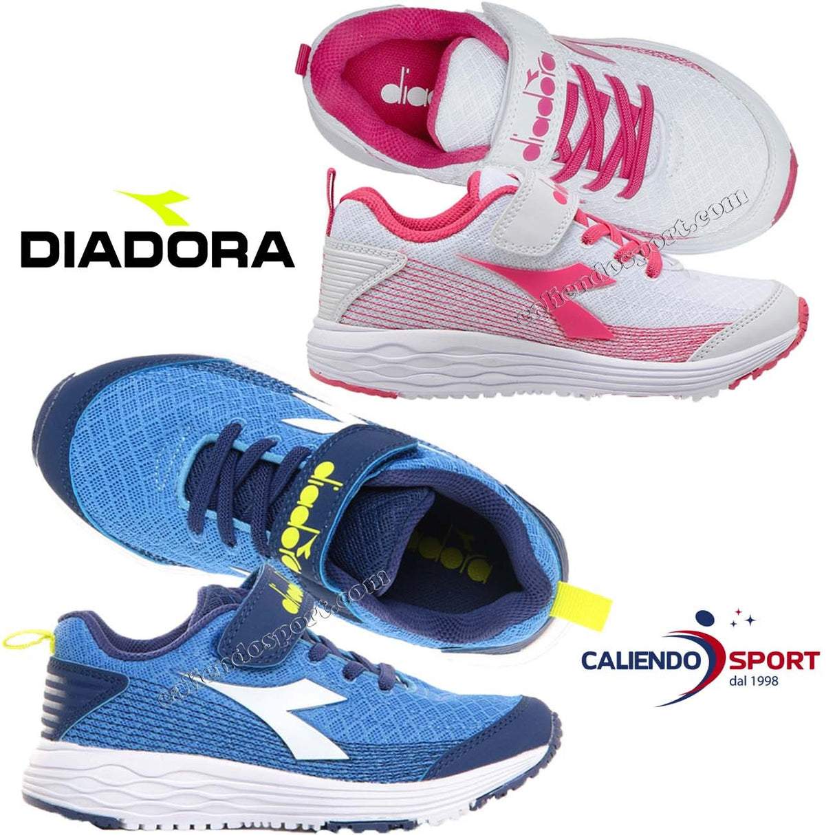 DIADORA BOYS SHOES 174461 C4451 C7991 FLAMINGO 3 JR