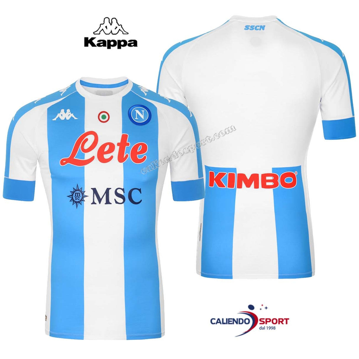 MAGLIA NAPOLI KAPPA 3119ZCW CNA A05 KOMBAT PRO UFFICIALE