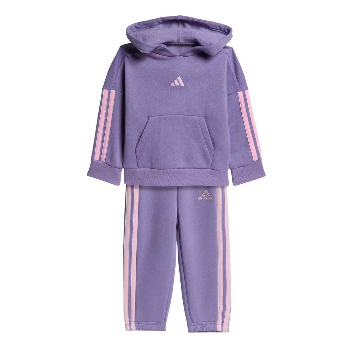 TUTA BAMBINE ADIDA KT3303 ESSENTIALS VIOLA FELPATA