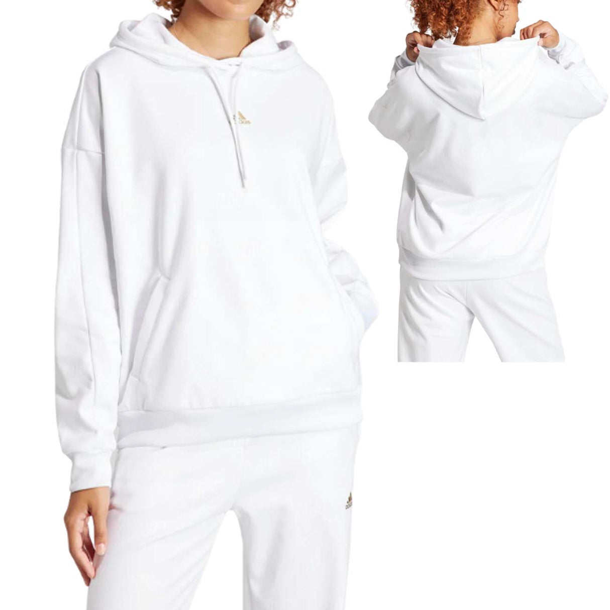 ADIDAS IM2587 MONOGRAM RELIEF FLEECE SWEATSHIRT