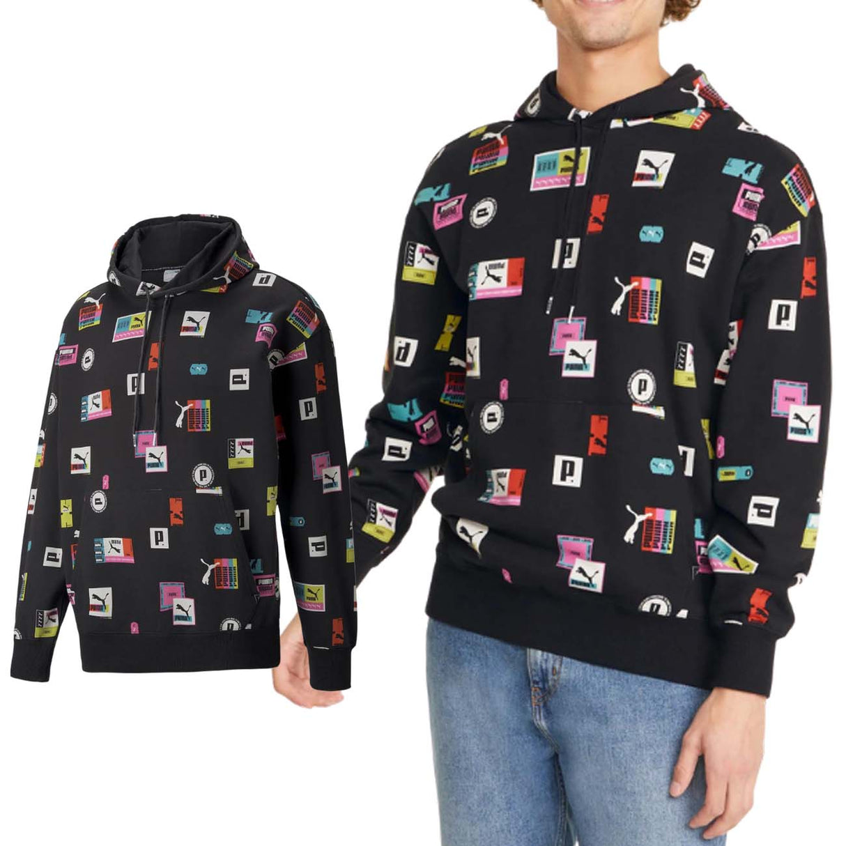 PUMA 534428 LOVE BRUSHED COTTON SWEATSHIRT