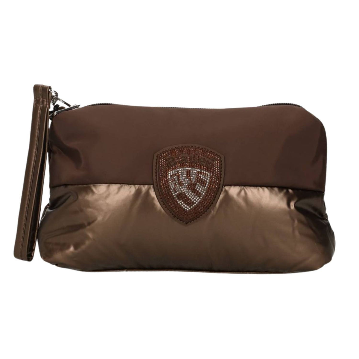 POCHETTE DONNA BLAUER F6MIRA01 PAD DKB DARK BROWN