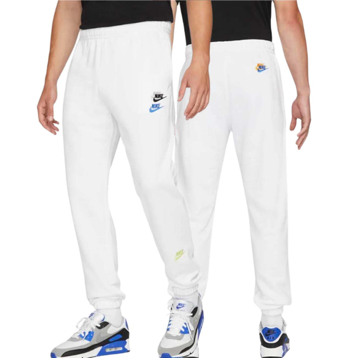 PANTALON NIKE DD4676 100 ESSNTIALS+ EN COTON BROSSÉ BLANC