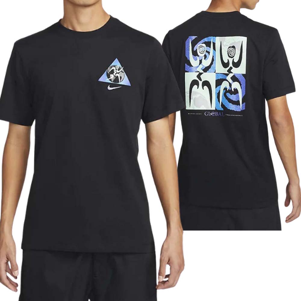 T-SHIRT NIKE UOMO DQ1069 COTONE BIANCO NERO