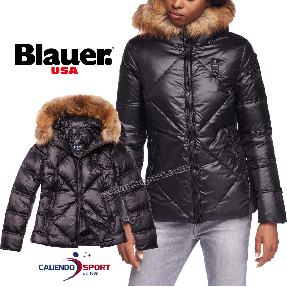 GIUBBOTTO BLAUER DONNA  19WBLDC03005-005050 PIUMINO NYLON CANGIANTE BUTLER