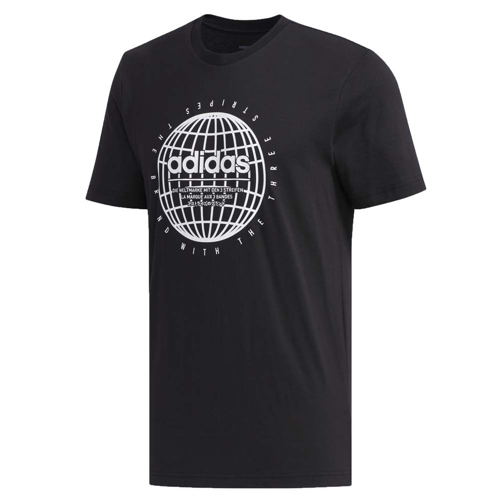 T-SHIRT ADIDAS FM6067 FM6063 NERO GRIGIO COTONE