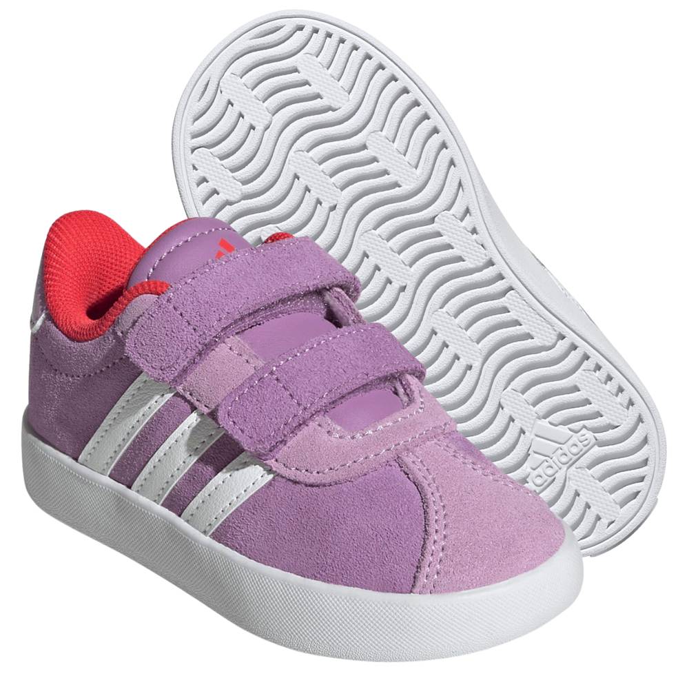SCARPA BAMBINE NIKE DV5458 105 COURT BOROUGH STRAPPO