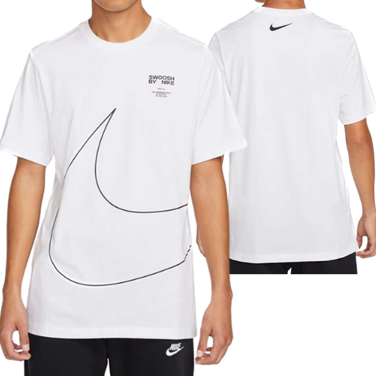 NIKE DZ2883 100 WHITE COTTON T-SHIRT