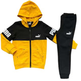 TUTA RAGAZZI PUMA 673050 POWER SUITE COTONE FELPATO