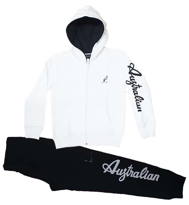 AUSTRALIAN AS0400 BRUSHED COTTON BOYS TRACKSUIT