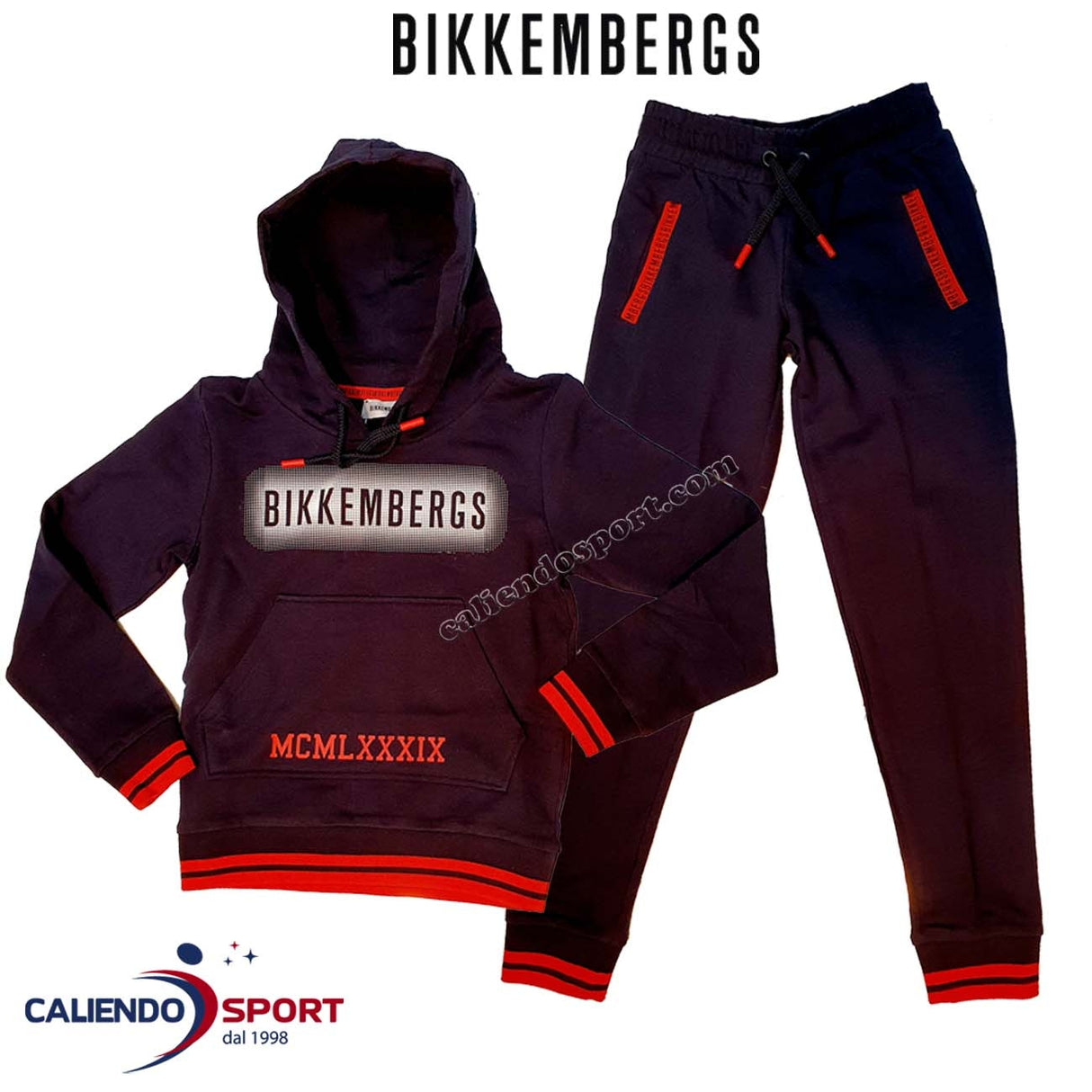 TUTA RAGAZZI BIKKEMBERGS BK0104 COTONE FELPATO