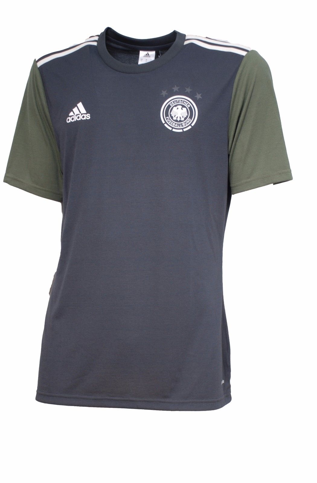 T-Shirt Adidas Calcio Uomo Sport Germania Soccer Deutscher MAGLIA PALESTRA