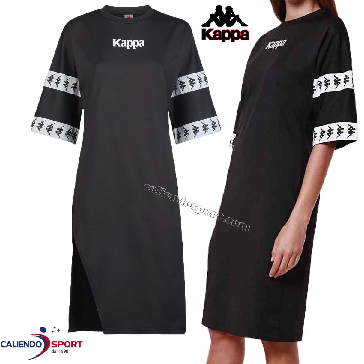 ROBE KAPPA 222BANDA 3111BLW BY7 NOIR