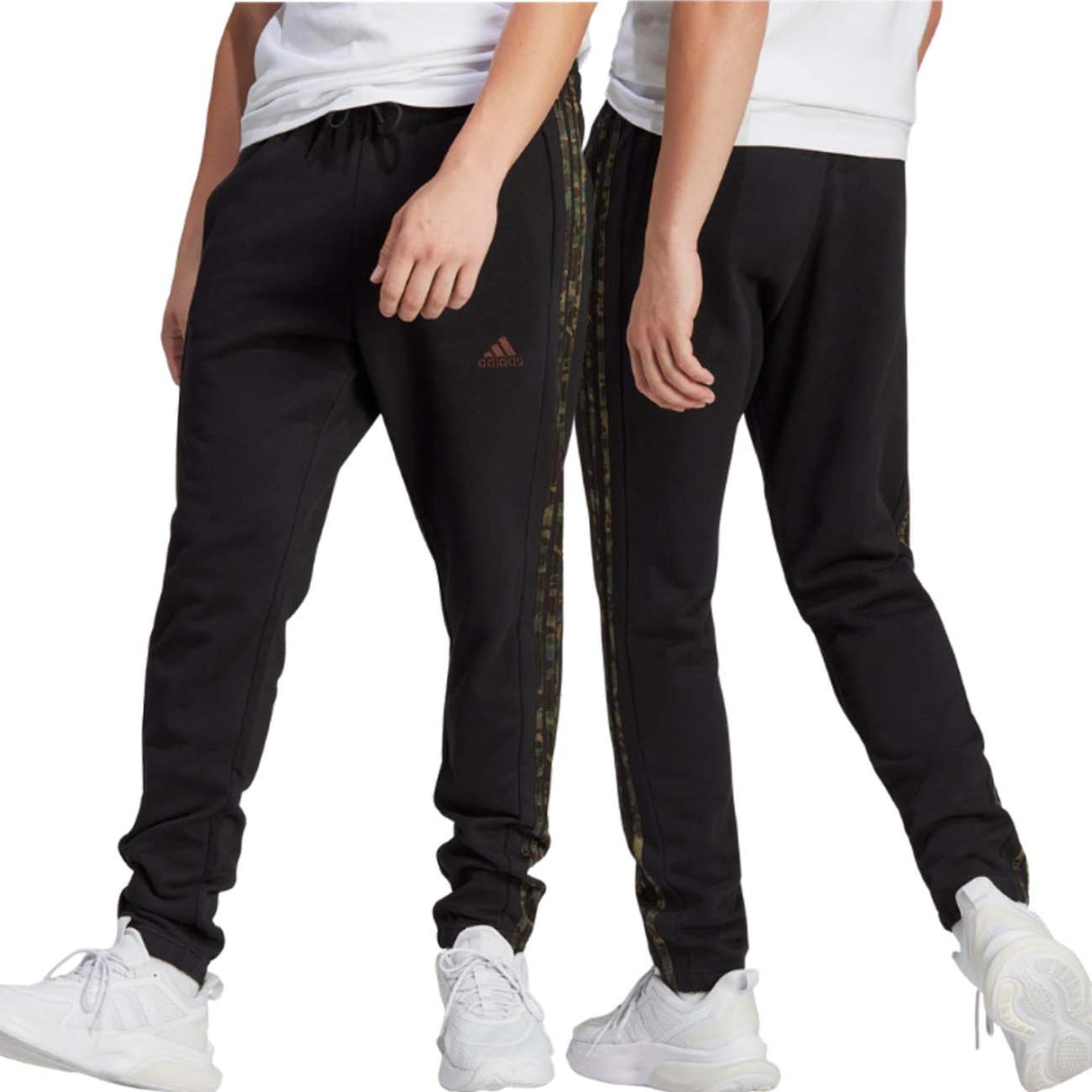 PANTALONE ADIDAS IC0053 ESSENTIALS COTONE GARZATO NERO
