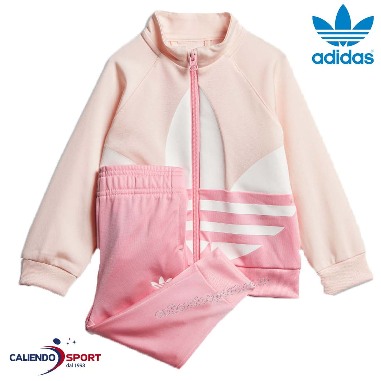 TUTA BAMBINA ADIDAS GD2650 SUIT LARGE TREFOLI