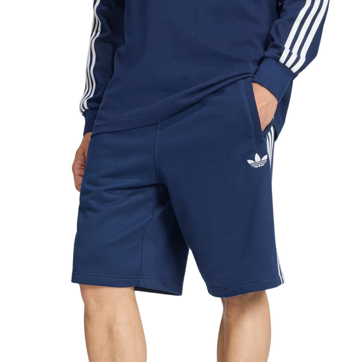 PANTALONCINO ADIDAS KE3565 3 STRISCE BLU