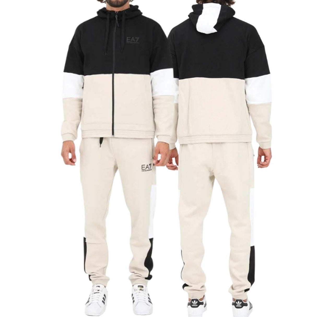 ARMANI EA7 6LPV54 PJ07Z COTTON FLEECE TRACKSUIT